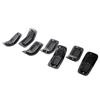 7PCS Grille Covers ABS Painted Glossy Black Replacement for Jeep Cherokee 2014 2018