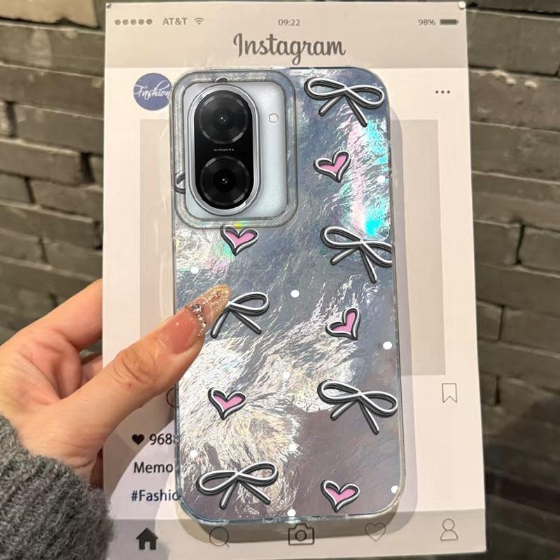 Cute Colorful Bow Heart Girls Case For Xiaomi Redmi Note 14 Pro 14C 13C 10 9A 9C 13 12 11 10S 9 8 Plus A5 A4 A3 A2 A1 Cover