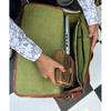 Men's Messenger Shoulder Laptop Bag Briefcase Vintage Leather Satchel Bag