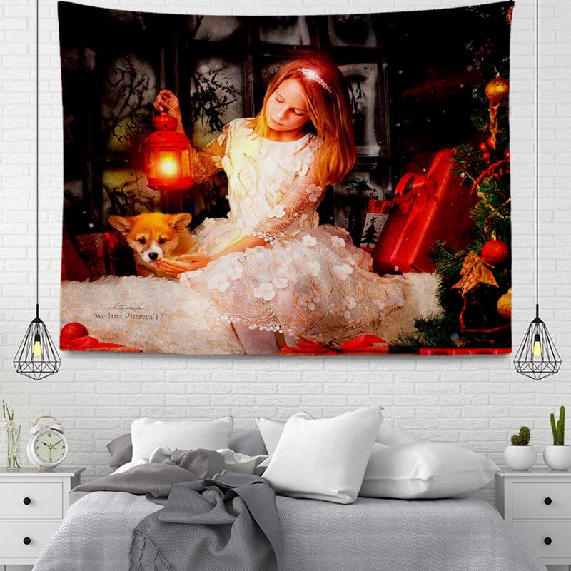 Рождественская серия Подвесной тканевый гобелен 100x75cm — фото 3