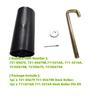 Metal Plastic Deck Roller Replacements Kit Strong Roller Assembly Universal Riding Mower Deck Roller for Lawns