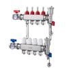 4-Strang Flächenheizungsverteiler 1/2" PEX-Rohr Fußbodenheizungsverteiler-Set