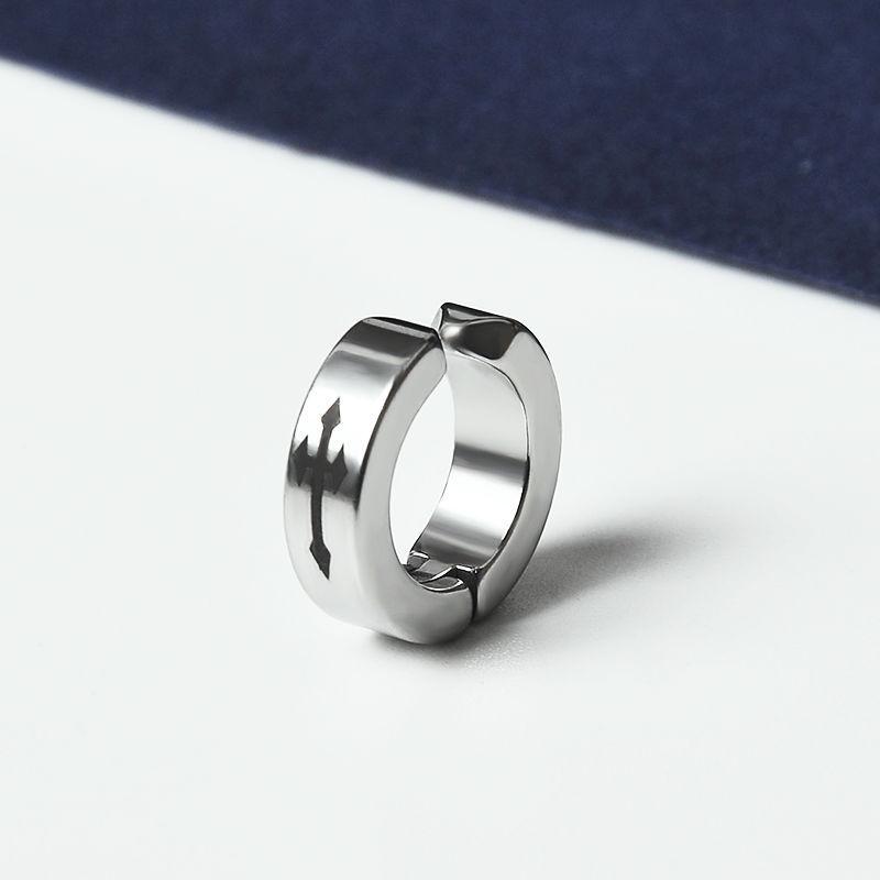 Pánské trendy magnetické náušnice a unisex falešné klipy na uši