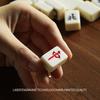 Mahjong Game Set 144 Engraved Portable Mini Tiles For Family Gathering For Chinese Style Game Play Family Friends Gathering