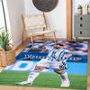 Messi 13 Personalized Text Floor Rug Office Rug Suitable for Foyer Living Rooms Game Room Bedrooms Antislip Carpet Decorate Offices