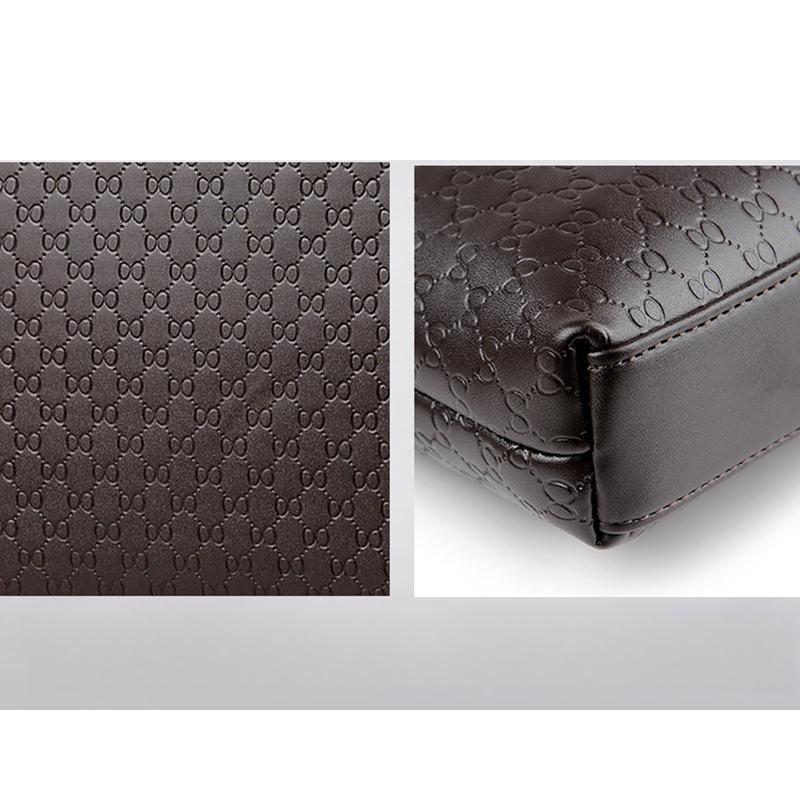 Men's Handbag Horizontal Business Briefcase Shoulder Messenger Bag