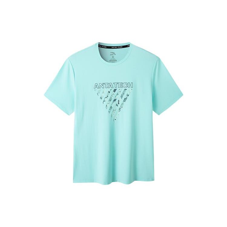Мужская футболка Anta SS22 Ледяной сине-зеленый 152227123-2 XXL