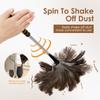 Extendable Ostrich Feather Duster Anti Static Reusable Cleaning Tools Household Furniturer Dust for Cleaning Ceiling Fan