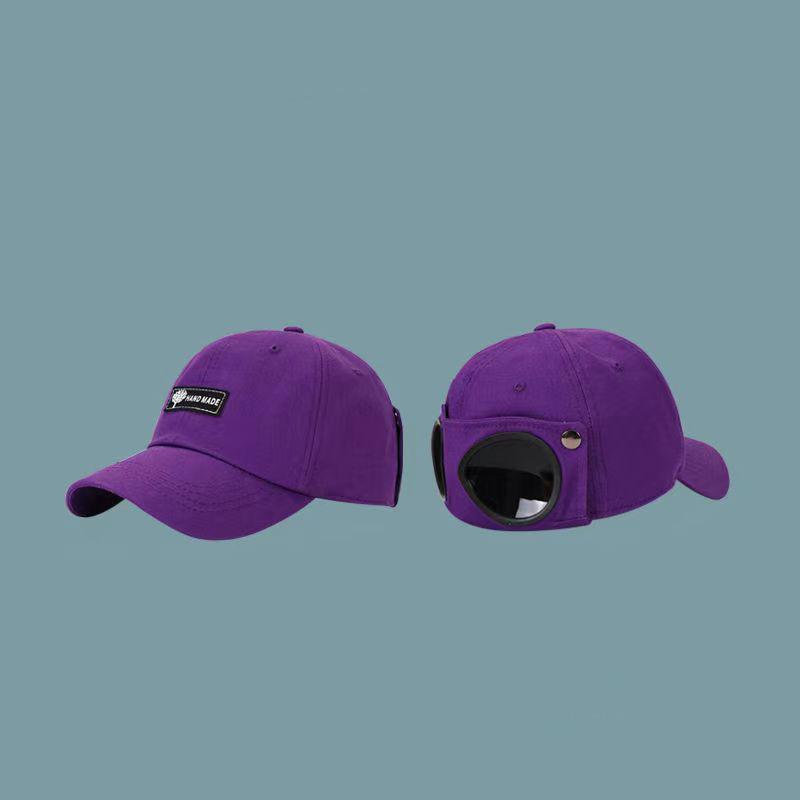 New Fashion Aviator Hat Summer Personality Glasses Baseball Cap Female Unisex Sunglasses Male Cap Baseballcap Boys Cap