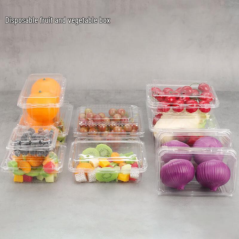 

Clear Plastic Disposable Fruit Containers