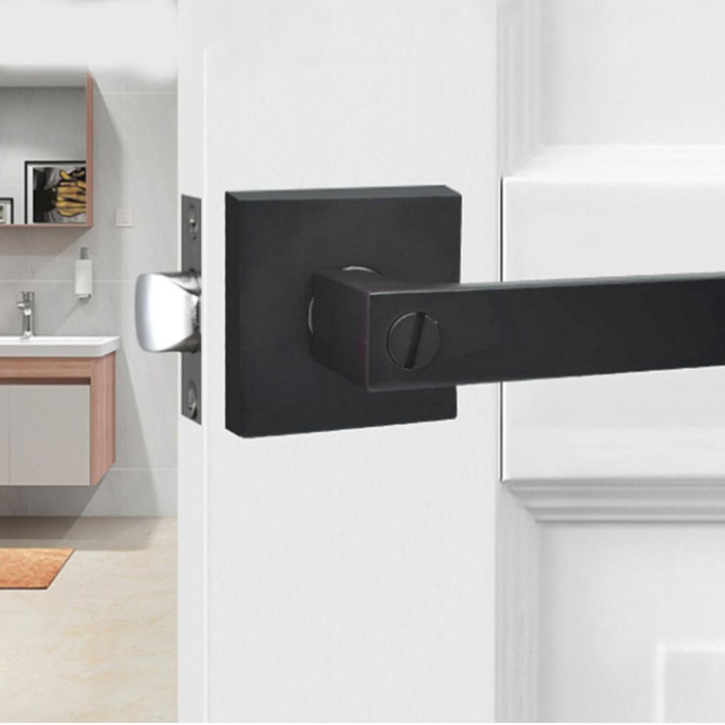 Mâner Ușă Aliaj Aluminiu Prevenire Rugină Mâner Ușă Pârghie de Intrare pentru Baie Dormitor