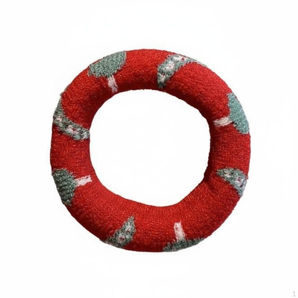 Knitted Bracelet Protector AntiCollision Woven Wristband High Thick Textile Hair Elastic for Women,