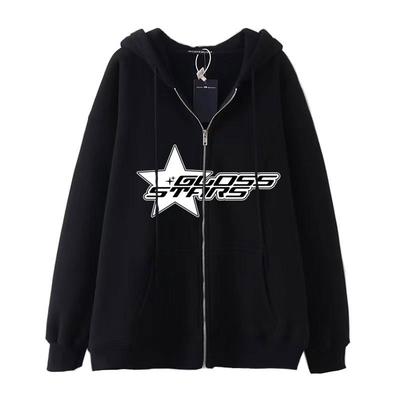 Europese en Amerikaanse herenkleding Amazon donkere stijl hiphop gothic harajuku Y2K pentagram hoodie met rits en capuchon