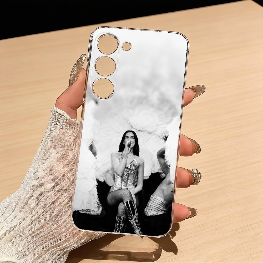D-Dua L-Lipas Singer Phone Case For Samsung S25,S24,S21,S22,S23,S30,Ultra,S20,Plus,Fe,Lite Transparent Cover