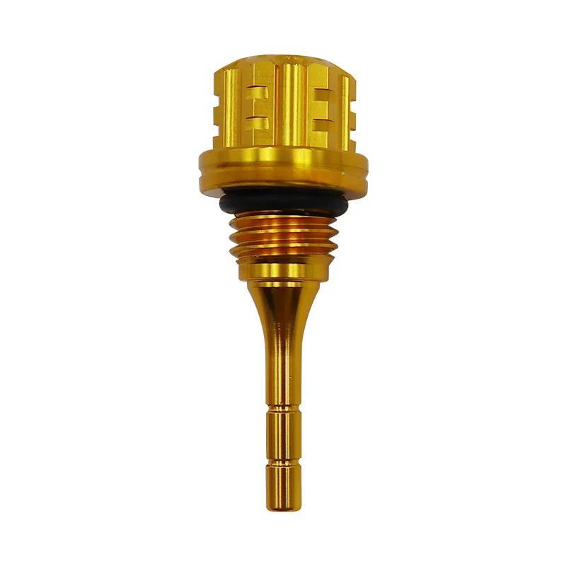 

Мотоциклетный щуп уровня масла, крышка заливной горловины, пробка, аксессуары для мотоцикла из алюминиевого сплава с ЧПУ для GY6 BWS 125CC золотой