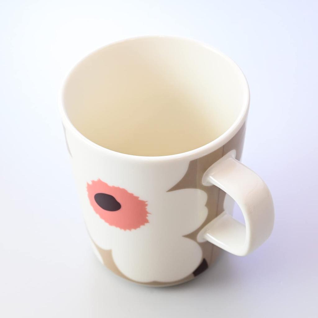 MARIMEKKO Fall UNIKKO Clay and 71830 183 Mug, 2022, 250ml, White, [Used]