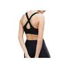 Under Armour Mid Crossback Sports Bra With Padding Women Underwear Black 1307200-001