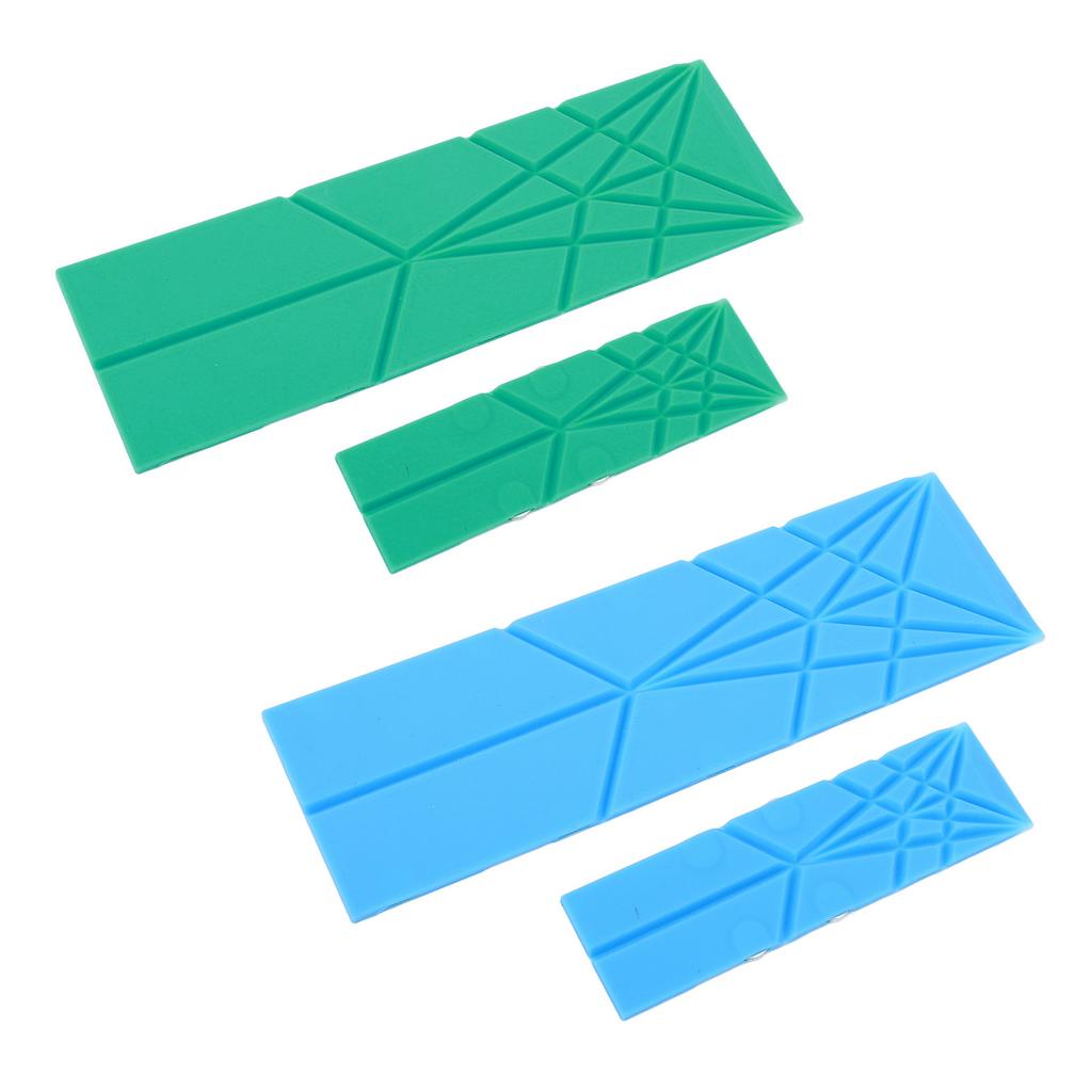 2pcs Magnetic Flat Measuring Spoon 3 In 1 Multifunctional Folding Kitchen Flat Measuring Spoon Large