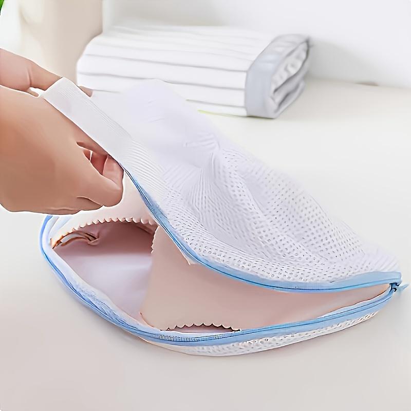 1pc Women's Laundry Bag with Zipper Closure - Mesh Laundry Organizer with Openings, Durable Laundry Bag for Bras, Lingerie, Underwear