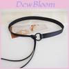 Klassieke Amerikaanse Vintage Ronde Tailleband met Geometrisch Ontwerp voor Casual Kleding