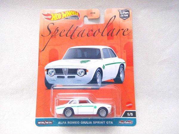 Hot Wheels Premium ALFA ROMEO GIULIA SPRINT GTA Alfa Romeo Giulia Spectacolare Car Culture