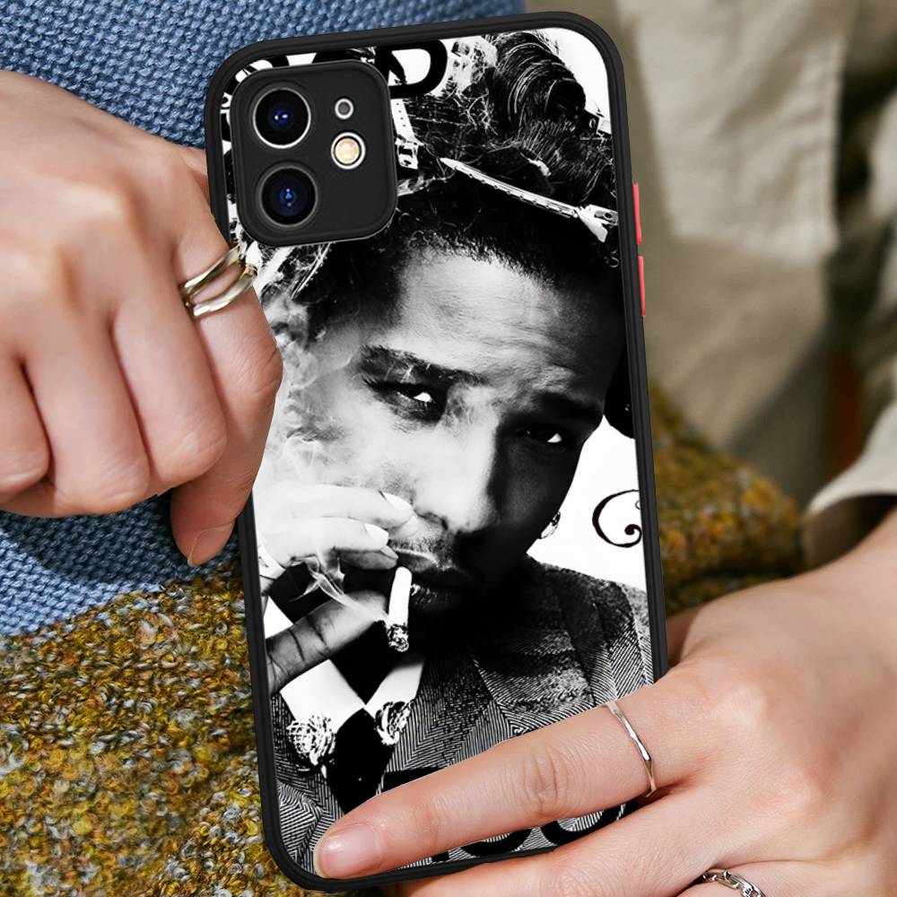 Hip Hop Rapper A-Asap R-Rocky Film Handyhülle Für iPhone 11 12 13 14 15 16 Pro Plus X XS MAX Mattes Bumper Stoßfeste Hülle