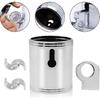 200 Chrome Handlebar Mount Motorcycle Metal Cup Holder Rotate 360 Degrees