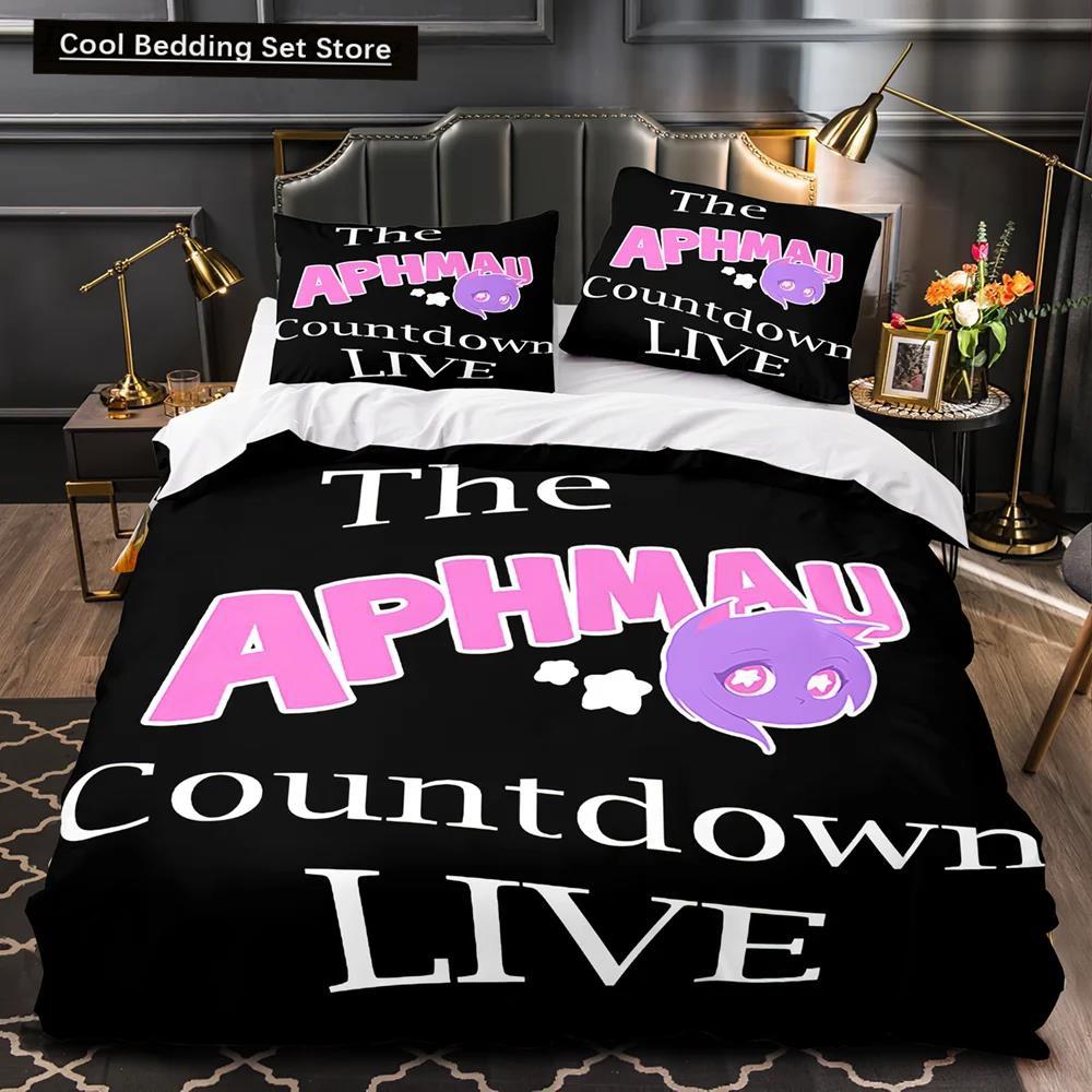 APHMAU Bedding Set Single Twin Full Queen King Size Kawaii Aphmau Bed Set Aldult Kid Bedroom Duvetcover Sets 3D Print Anime Bed