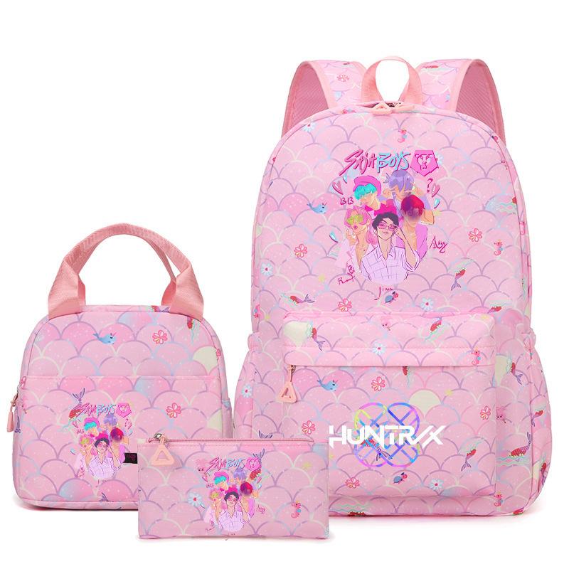 Kpopn Witch Hunter Backpack Elementary School School Style School Bag Travel Backpack Three-Piece Set