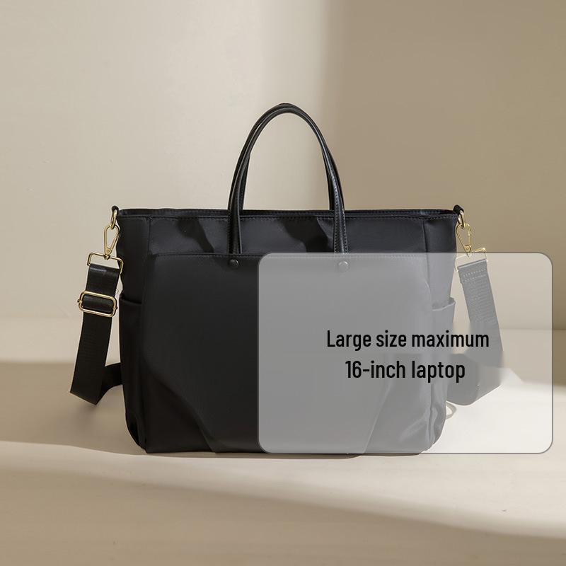 Damen Laptoptasche: 15,6-Zoll-Aktentasche mit großer Kapazität, zum Umhängen und als Crossbody-Tasche