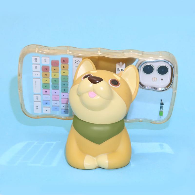 Cute Dog Phone Holder - Desktop & Dorm Decor