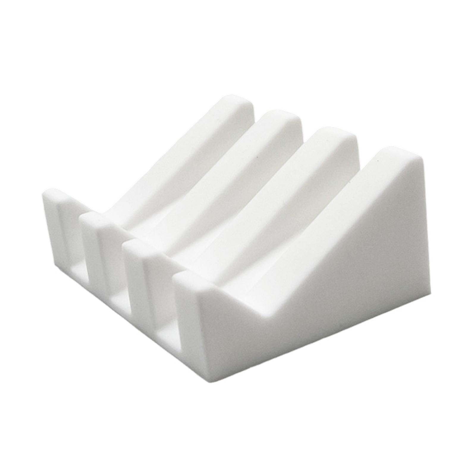 

Silicone Soap Dish Soap Dispenser Tilt Drain Soap Box Bathroom Soap Storage Holder Kitchen Sponge Storage Rack Household Use белый