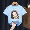 Nezuko Kamado Kimetsu No Yaiba 3D Print Kid T-shirts Children Baby Black  Kawaii Clothes Boy Girl T-Shirts