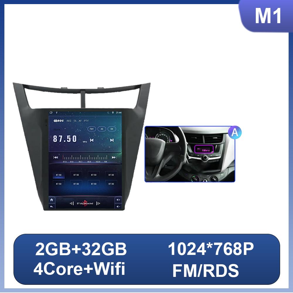 9.7 Inch Vertical Screen For Chevrolet Sail 3 2015-2018 Car Radio Multimedia Player Autoradio Android 14 Wireless Carplay