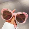 Vintage Cat Eye Fashion Glasses with Flower Decor Chic Luxury for Women Trendy Unisex Eyewear High Quality Hot
