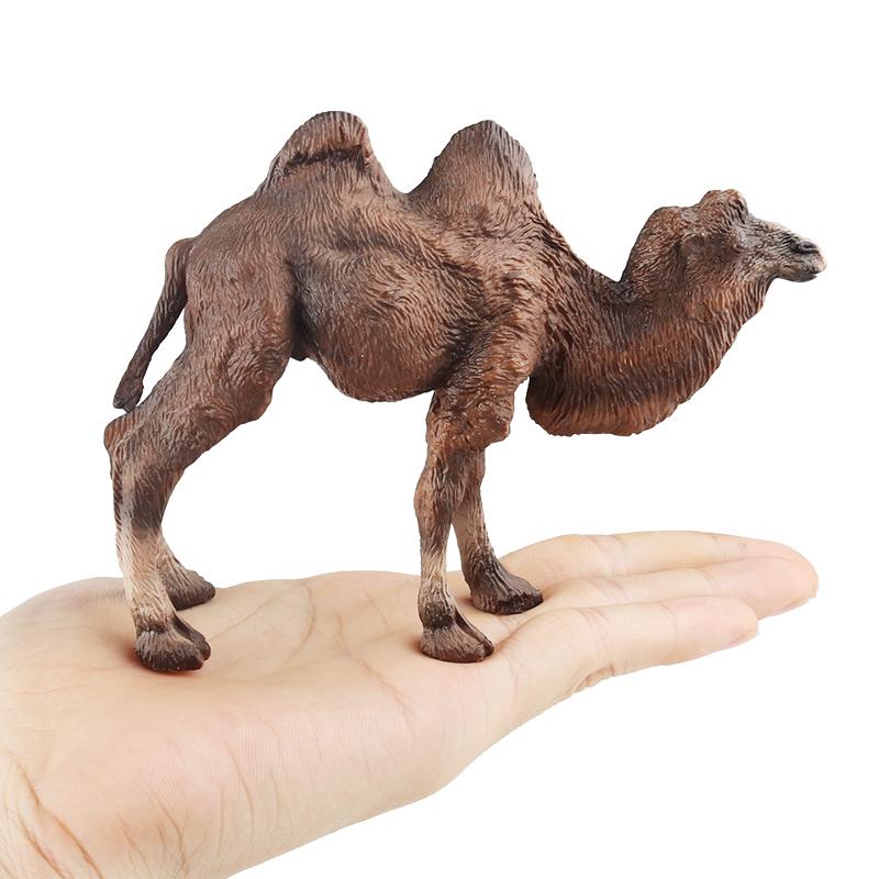 Oenux Wild Desert Camel Simulation Animal Kameel Camel Cactus Model Action Figures Solid PVC Figurines Educational Kids Toy Gift