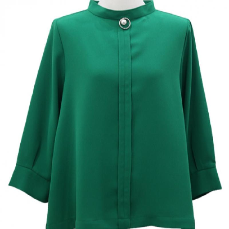 Shiz Madam Pearl Blouse Forest Gems T57516