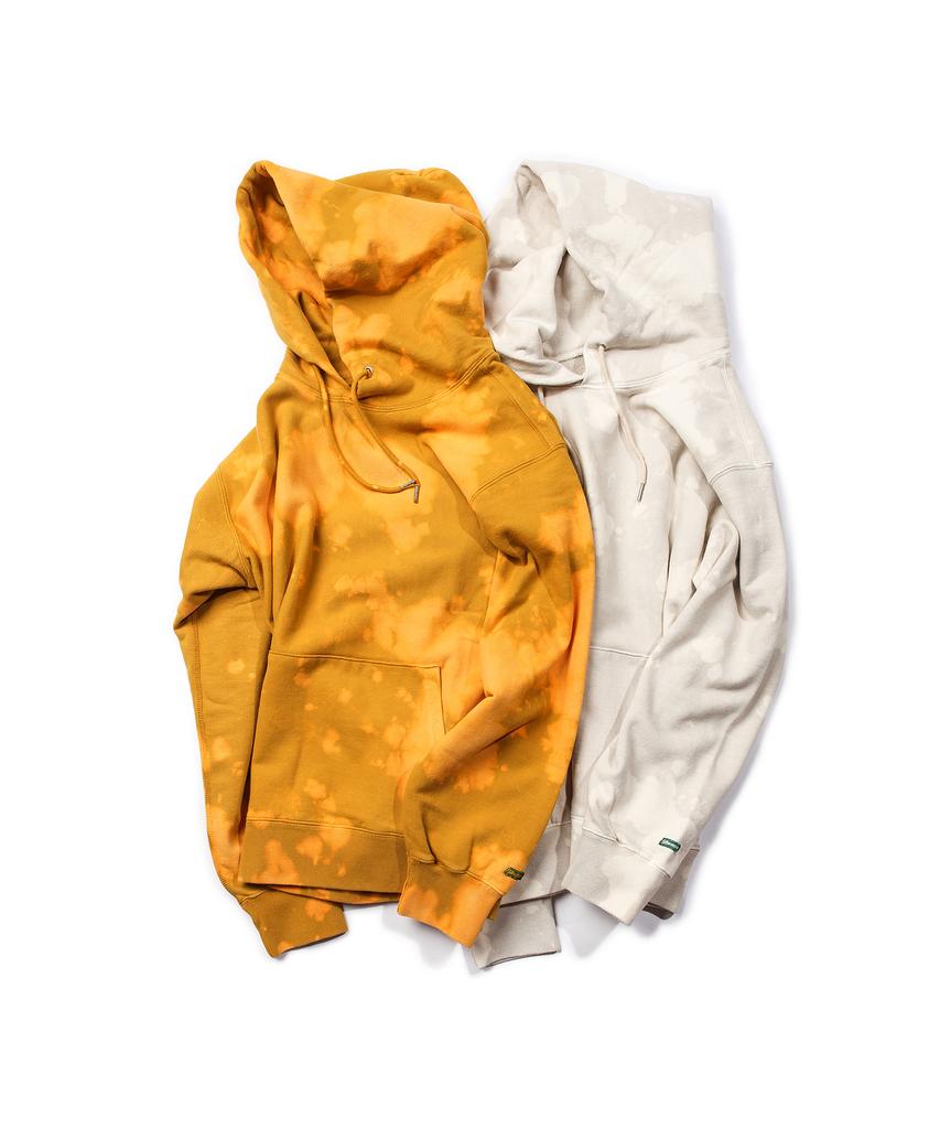 Water Drop Loose Fit Hoodie Mustard