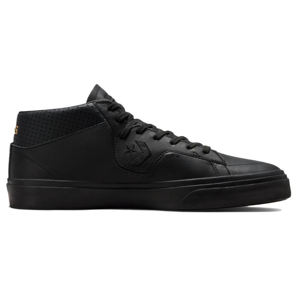 Converse Louie Lopez Pro Mid Mono Leder - Dreifach Schwarz Unisex Sneakers A05089C