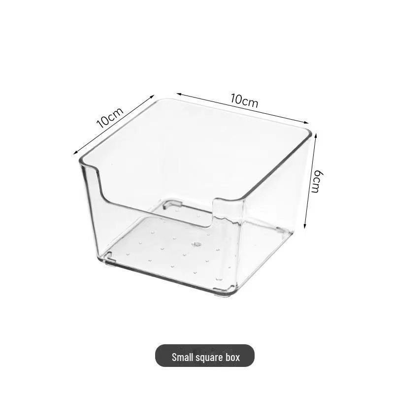 Clear Acrylic Cosmetics Organizer & Storage Box for Bathroom and Vanity