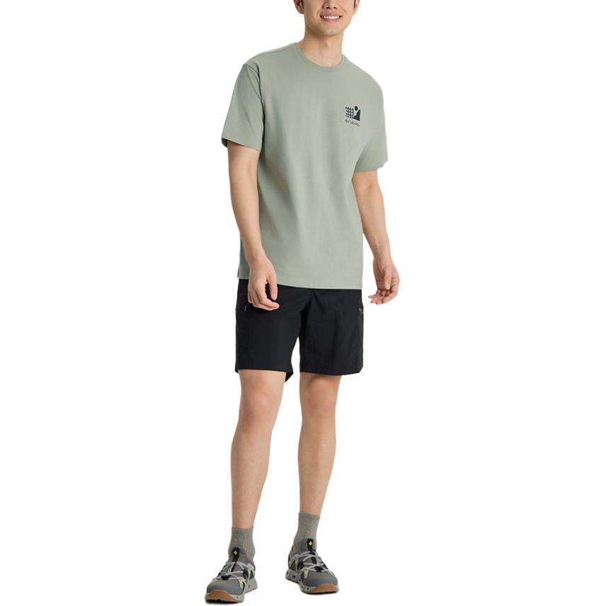 Columbia Explorers Canyon T Shirt Men's Green AE5592-348