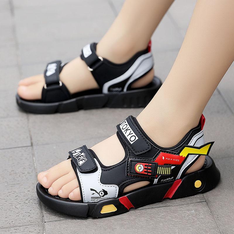 Children's Sandals Soft Sole Non-slip and Lightweight 2025 New Summer Primary School Students Middle and Older Boys Children's Shoes