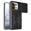 Case for 16 Pro 5G - TPU+PC, Black, With Stand