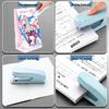 Cream Color Large Multifunctional Labor-Saving Stapler for Students and Office/Home Use