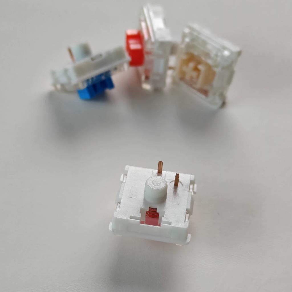 OUTEMU OTM Low Profile Switch for Ultra-thin Mechanical Keyboard Black Red Blue Brown Pink 3pin Linear Tactile Silent 5.5 Switch