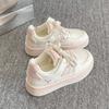 High-value casual board shoes women's new platform white shoes trendy versatile niche bread shoes