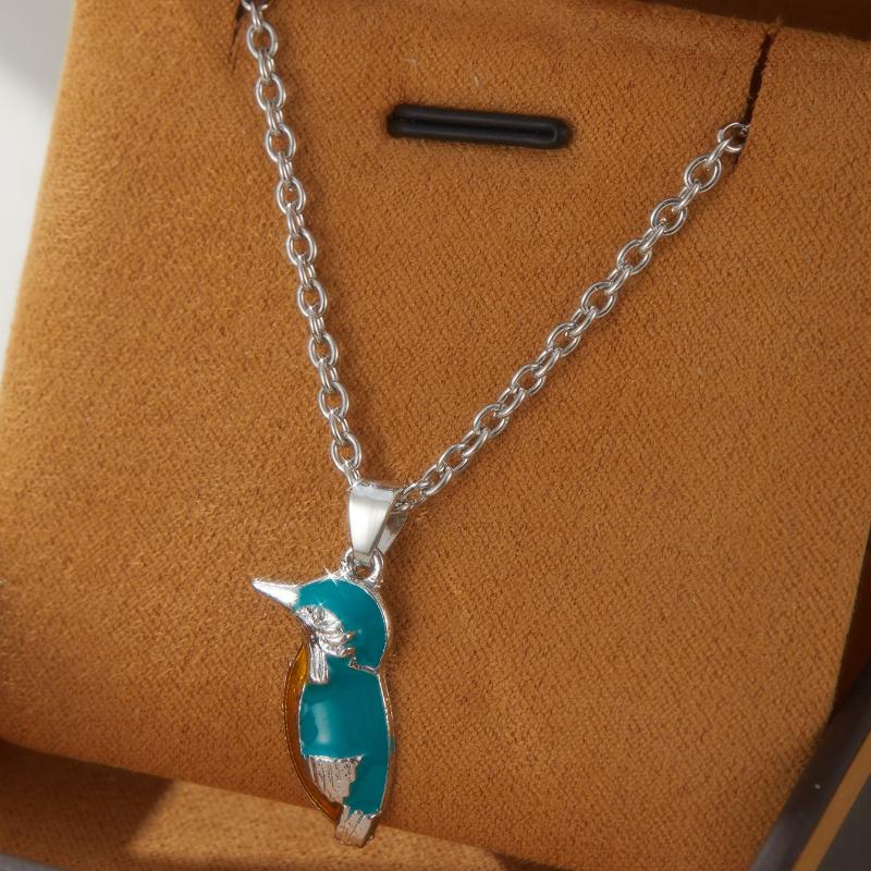 Bohemian personalizovaný kreativní přívěsek ptáček na řetízku, Dámské retro trendy festivalové párty doplňky dárek