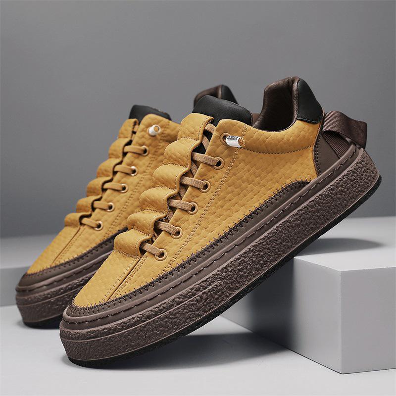 Guochao Herren Casual Atmungsaktive Schuhe mit dicker Sohle - Hongkong-Stil, Nischendesign für den Außenbereich