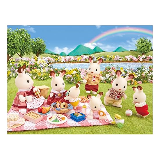 Sylvanian Families Figure [ Chocolate Rabbit Family - Chocolate Rabbit Father ] U-61 ST Mark Certifi