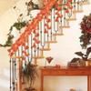 Artificial Fall Leaf Hanging Garland Realistic Fake Leaves Vine for Thanksgiving Dining Table Window Decor